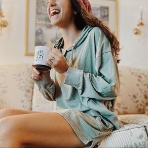 GAP sage green matching loungewear set